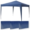 Kit Tenda Dobrvel Trixx 3m X 3m Base e Topo + 3 Paredes Laterais Azul