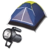 Kit Barraca Camping Iglu 4 Pessoas + Lanterna Tocha Jasper Recarregvel