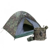 Kit Cantil Camping + Barraca Ntk 3/4 Pessoas Selvas Camuflada