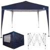 Kit Gazebo Tenda Sanfonada Praia 3x3 M + 2 Paredes Oxford