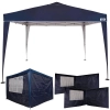 Kit Gazebo Tenda Sanfonada Praia 3x3 M X-flex + 4 Paredes Oxford