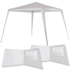 Kit Tenda Gazebo de Encaixe Branca 2,40 M X 3 M + 4 Paredes Mor