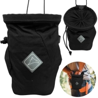 Saco Bolsa Porta Magnsio para Escalada React Preto Conquista