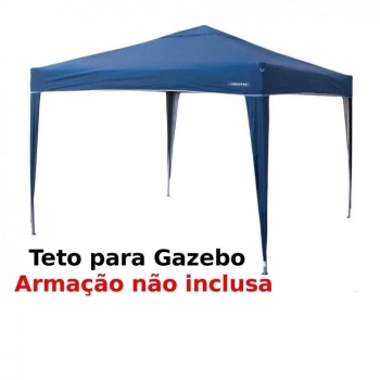 Kit Teto Cobertura para Gazebo 3x3 Mts + Conectores 9 Peas