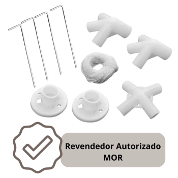 Kit Conectores Peas Reposio para Tendas Topo 2,40 X 2,40 M e Base 3 X 3 M