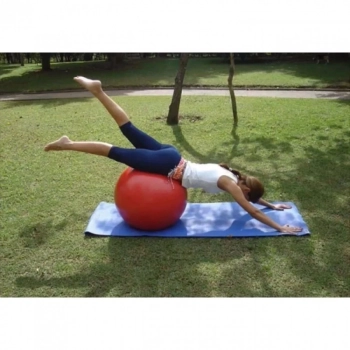 Bola Pilates Sua 65 Cm Liveup Azul