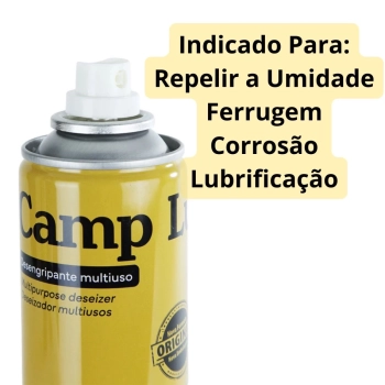 Desengripante Multiuso em Spray Lubrificante Camp Lub Ntk