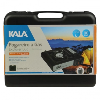 Fogareiro Fogo a Gs para Camping Explorer Duo Kala