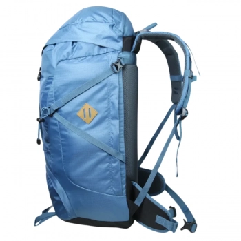 Mochila Guar Azul 50 L Guepardo Cargueira Camping com Cinta Ajustvel, Capa Protetora de Chuva e Divisrias Internas