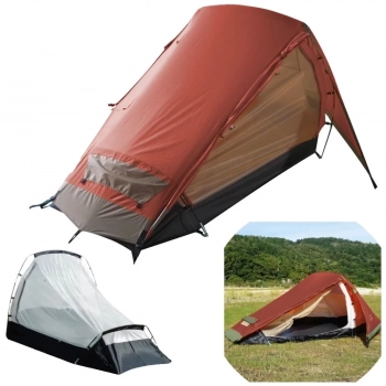 Kit Barraca Everest 1 Pessoa 2500mm + Isolante Termico Inflvel Camping 1,83 M Ultra Light