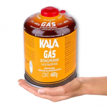 Cartucho de Gs 450g com Vlvula de Segurana Kala