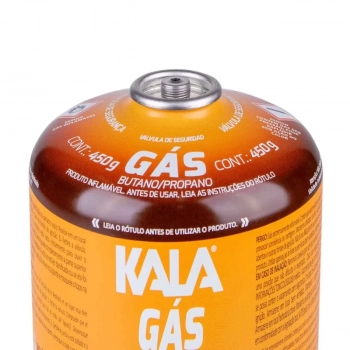 Kit 3 Cartuchos de Gs 450g com Vlvula de Segurana Kala