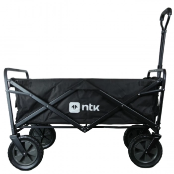 Carrinho de Carga para Camping At 80 Kg Ntk Porttil Transporte Dobrvel Wagon Preto