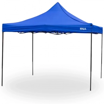 Tenda Gazebo Praia 3x3 M Kala Sanfonada Articulada Pagoda Azul / Barraca Praia Camping e Pesca Dobrvel