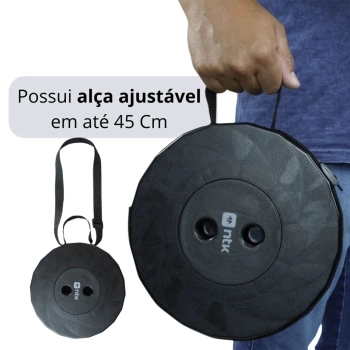 Banqueta Telescpica Izy Banco Dobrvel Retrtil Suporta At 120kg Preta Ntk com Ala