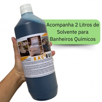 Kit 2 Solventes para Vaso Sanitrio Bac Bus 1 Litro Cada