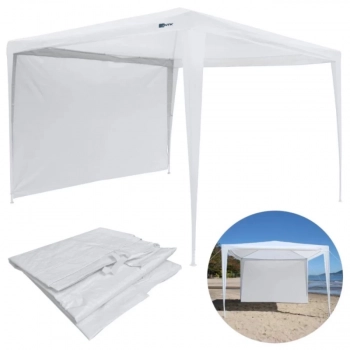 Kit Tenda Dobrvel Azul 3x3 M Base e Topo com 4 Paredes Brancas