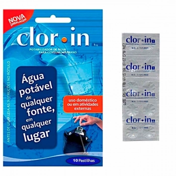 40 Pastilhas Purificadoras para gua de Consumo Humano Clorin Nautika