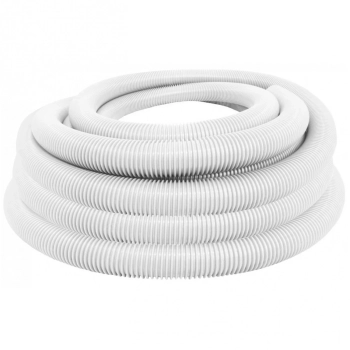 Mangueira Flutuante para Piscina 32mm Branca 5m 1.1/4 Polegadas com Abraadeiras